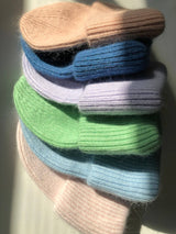 ROYAL ANGORA WOOL BEANIE - snow pastel Billy Bamboo