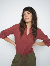 Martina Linen Shirt | Mos Mosh