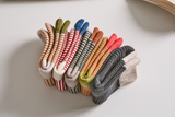 Women's Striped Cotton Socks - Soft, Breathable & Stylish