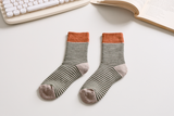 Women's Striped Cotton Socks - Soft, Breathable & Stylish