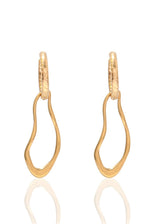 Yuna Drop Hoops A Weathered Penny Jewellery