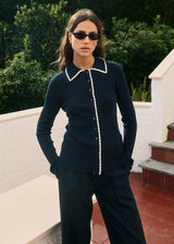 Lysandra Polo Cardigan | Soaked Cardigan Soaked in Luxury