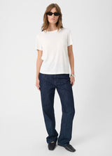 Columbine Crew-Neck T-Shirt | Broken White | Soaked T-Shirt Soaked in Luxury