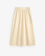 Midi Poplin Cotton Skirt | 44837 | Yerse