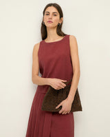Bateaux Neck Sleeveless Top | 44881 | Yerse