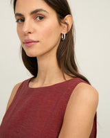 Bateaux Neck Sleeveless Top | 44881 | Yerse