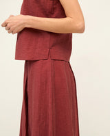 Bateaux Neck Sleeveless Top | 44881 | Yerse