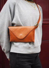 Betty Leather Belt Bag - Tan Roake Studio