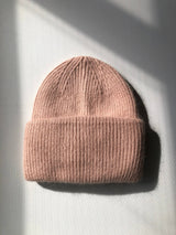 ROYAL ANGORA WOOL BEANIE - snow pastel Billy Bamboo