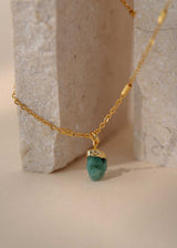 MOHICA RAW EMERALD NECKLACE Formation Co. Jewellery