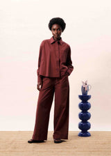 Ulula Bordeaux Trousers | FRNCH Trousers FRNCH