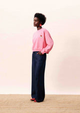 Tamise Pink Sweatshirt | FRNCH