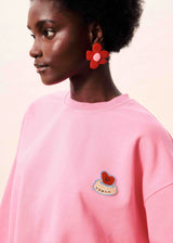 Tamise Pink Sweatshirt | FRNCH