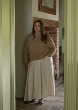 Ruby Velvet Bow Jumper | Chalk Jumper Chalk