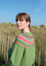 Fairisle Yoke Jumper in Foliage | Quinton Chadwick Jumper Quinton + Chadwick