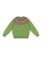 Fairisle Yoke Jumper in Foliage | Quinton Chadwick Jumper Quinton + Chadwick