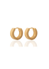 Fleur Hoop Earrings | A Weathered Penny Earrings A Weathered Penny