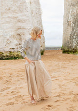 Fleur Stripe Top | Chalk Top Chalk