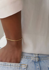Gold Delicate Rope Bracelet | A Weathered Penny Bracelet A Weathered Penny