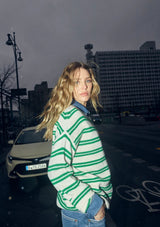 Khai Stripe Two Stripe Knit | Mos Mosh Jumper MOS MOSH