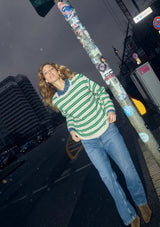 Khai Stripe Two Stripe Knit | Mos Mosh Jumper MOS MOSH