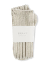 Long Boot Sock | Chalk Socks Chalk