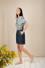 Mary Short | Dark Denim | Bonte