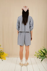 Mary Short | Navy Gingham | Bonte