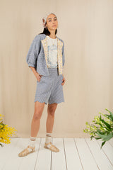 Mary Short | Navy Gingham | Bonte