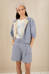 Mary Short | Navy Gingham | Bonte