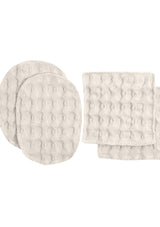 Big Waffle Reusable Makeup Pads | The Organic Company Makeup Bag The Organic Company