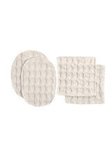 Big Waffle Reusable Makeup Pads | The Organic Company Makeup Bag The Organic Company
