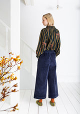 Midnight/Olive Margot Top | Bonte Blouse Bonte