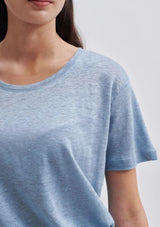 Peony O-Neck Linen Tee | Second Female T-Shirt Second Female