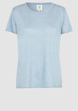 Peony O-Neck Linen Tee | Second Female T-Shirt Second Female