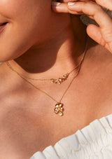 Sprouting Rosette In-Line Necklace | Alex Monroe Necklace Alex Monroe