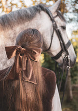 Bury Velvet Large Bow Clip | Chalk Hair Clip Chalk