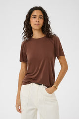 womens brown columbine tshirt