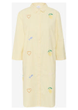 Embroidered Stripe Dress | Zytta | Saint Tropez Dress Saint Tropez