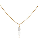 Pearl Droplet Necklace A Weathered Penny Jewellery