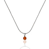 Amber Necklace A Weathered Penny Jewellery