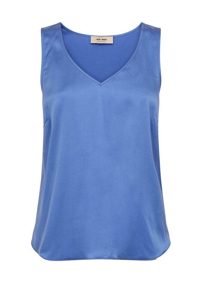 Astrid V-Neck Silk Tank Top | Mos Mosh Vest MOS MOSH