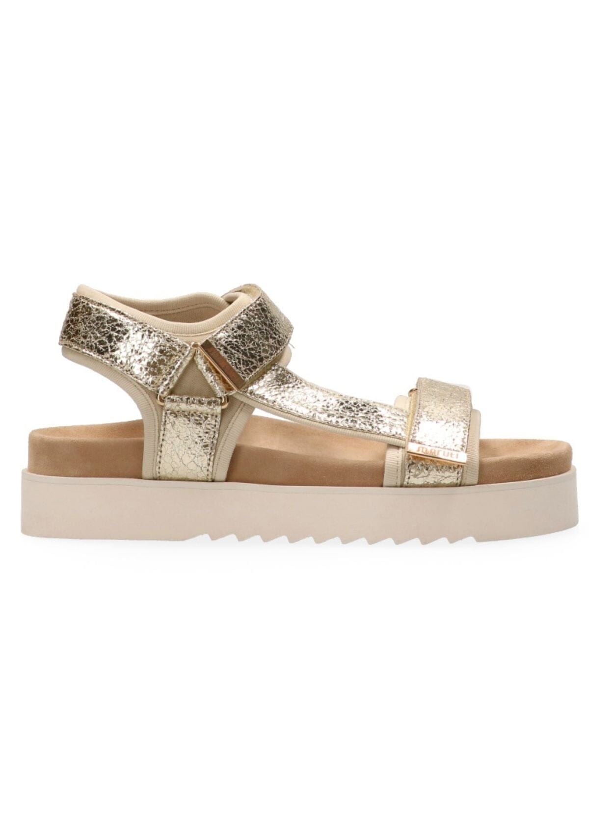 Beau Leather Gold | Maruti Sandals Maruti