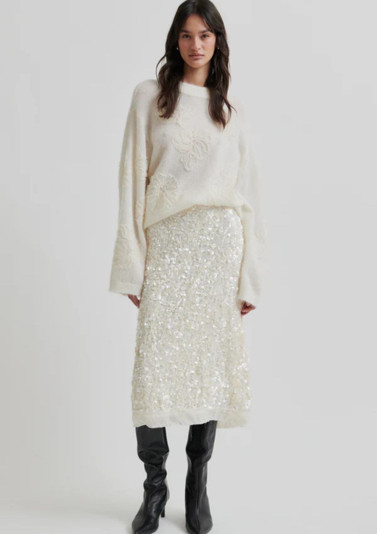 Bellarose Knit O-Neck | Second Female Jumper Second Female