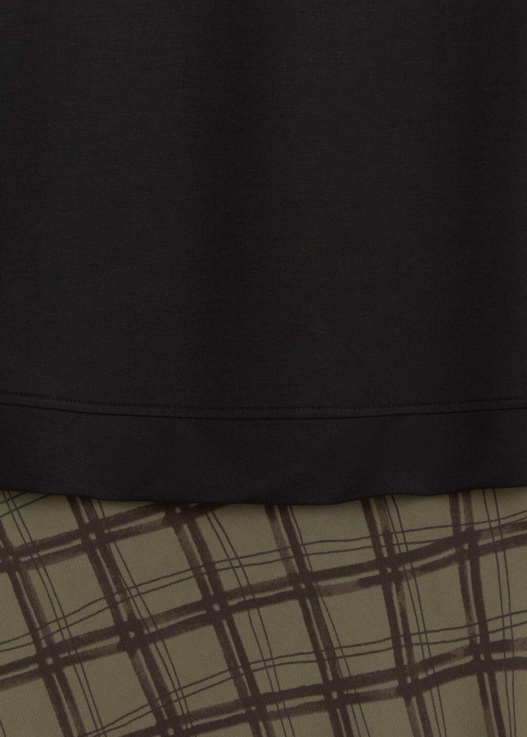 Black Checked Dress | 45480 | Yerse Dress Yerse