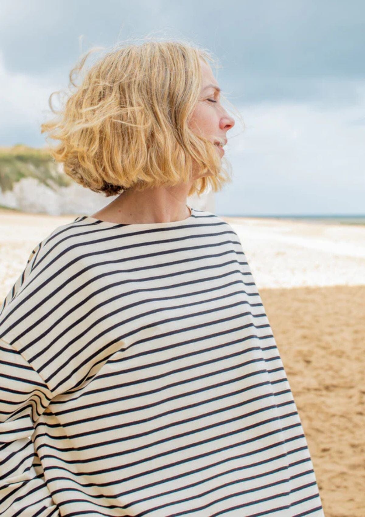 Bryony Stripe Top | Chalk Top Chalk