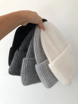 ROYAL ANGORA BEANIE - neutral Billy Bamboo