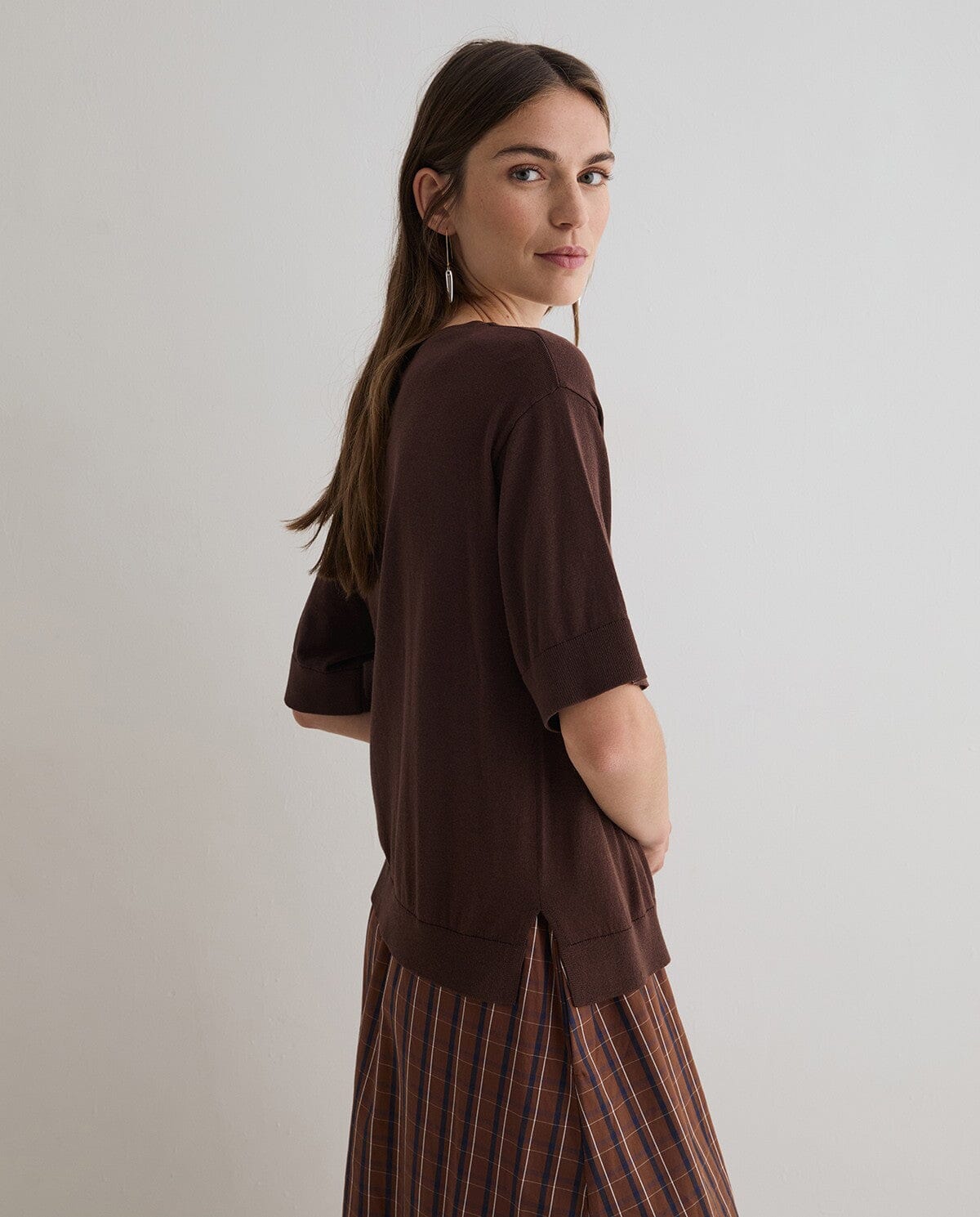 Checked Skirt | 45826 | Yerse Skirt Yerse