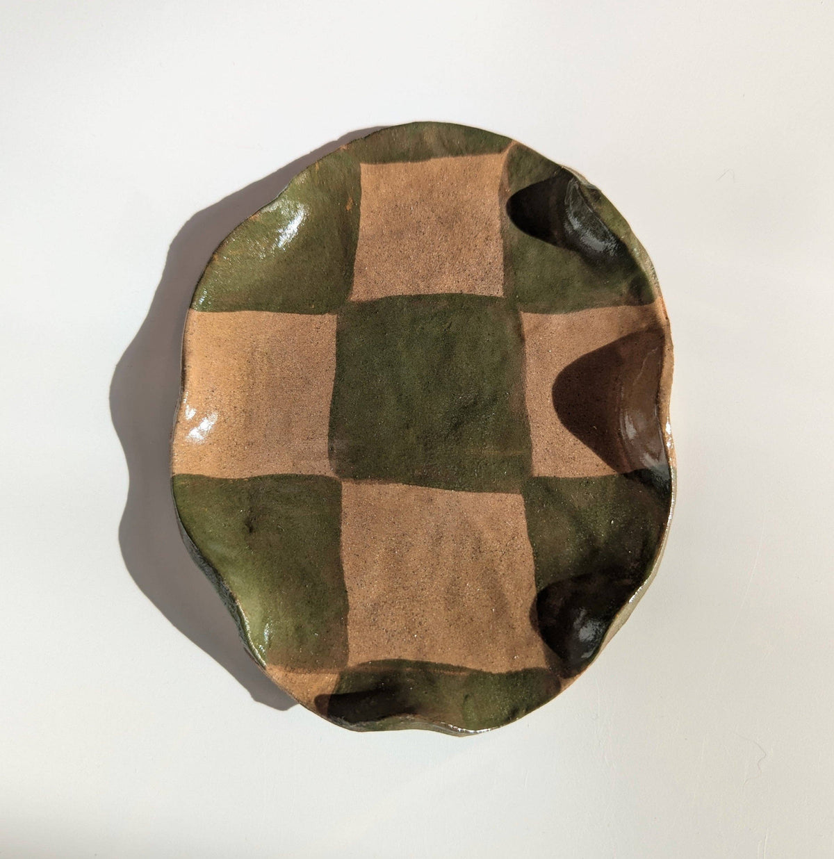 Checked Wavy Spoon Rest Rosie Gore