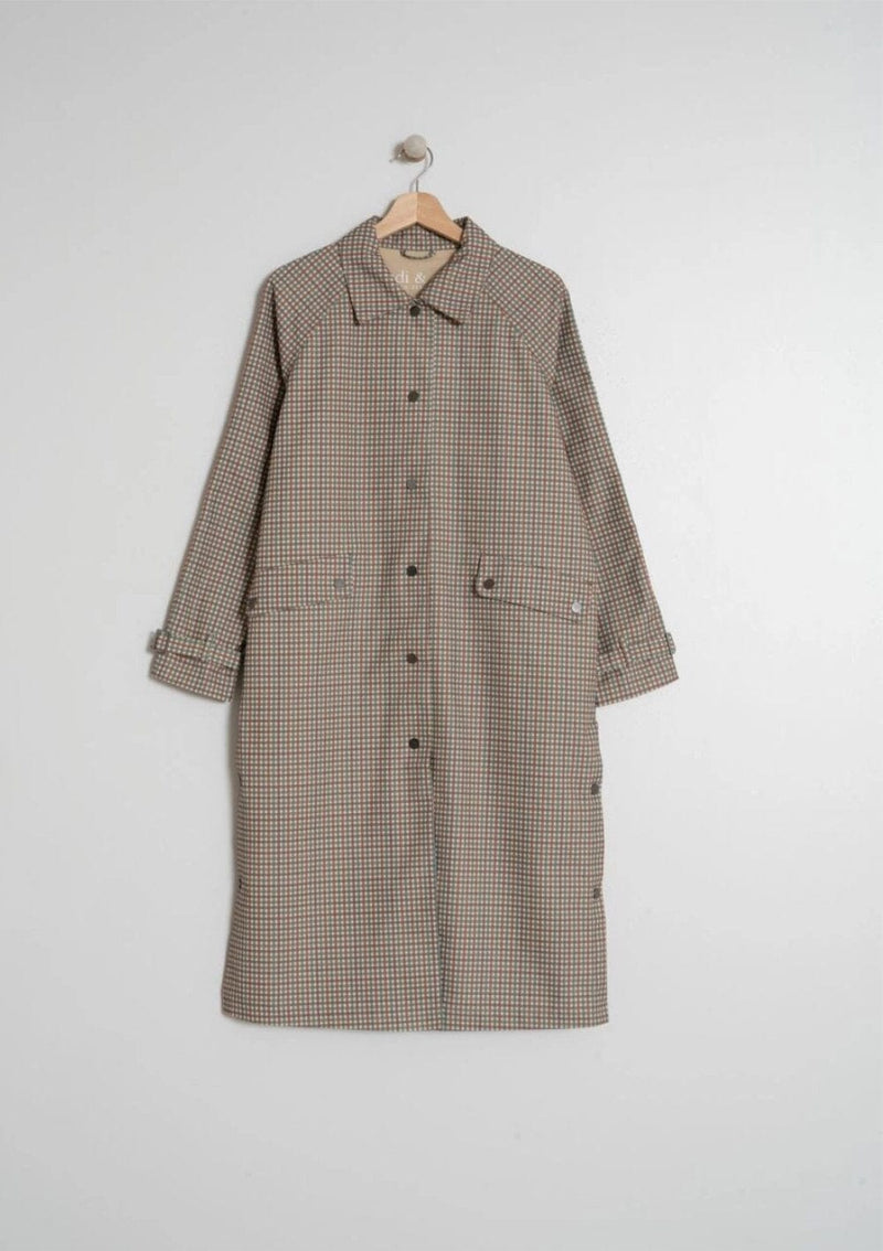 Checked Trench Coat | Indi & Cold Coat Indi & Cold